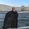 Большой пуховый платок
