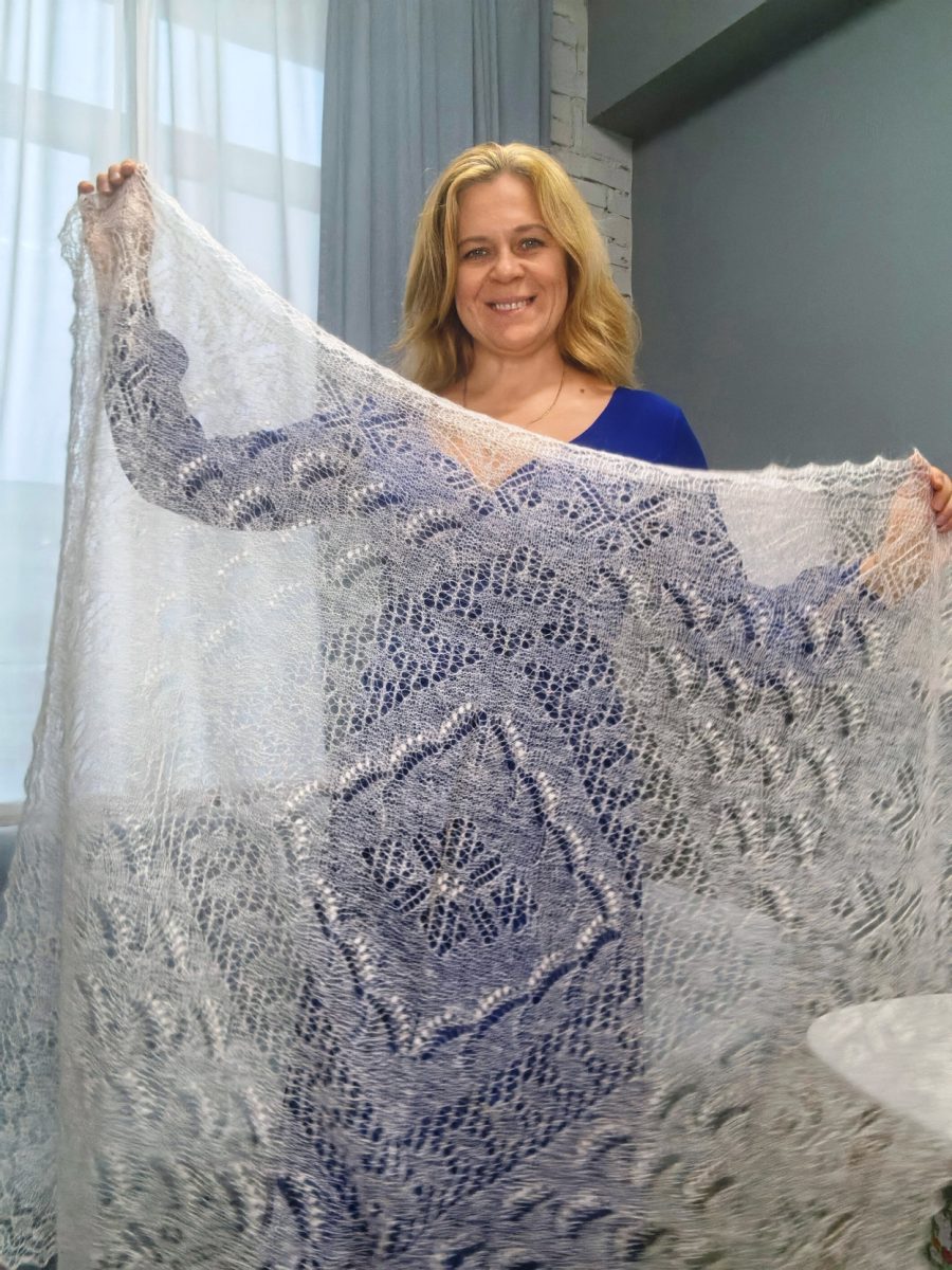 Пуховая нежная паутиночка