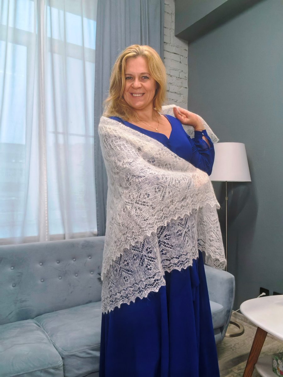 Пуховая нежная паутиночка