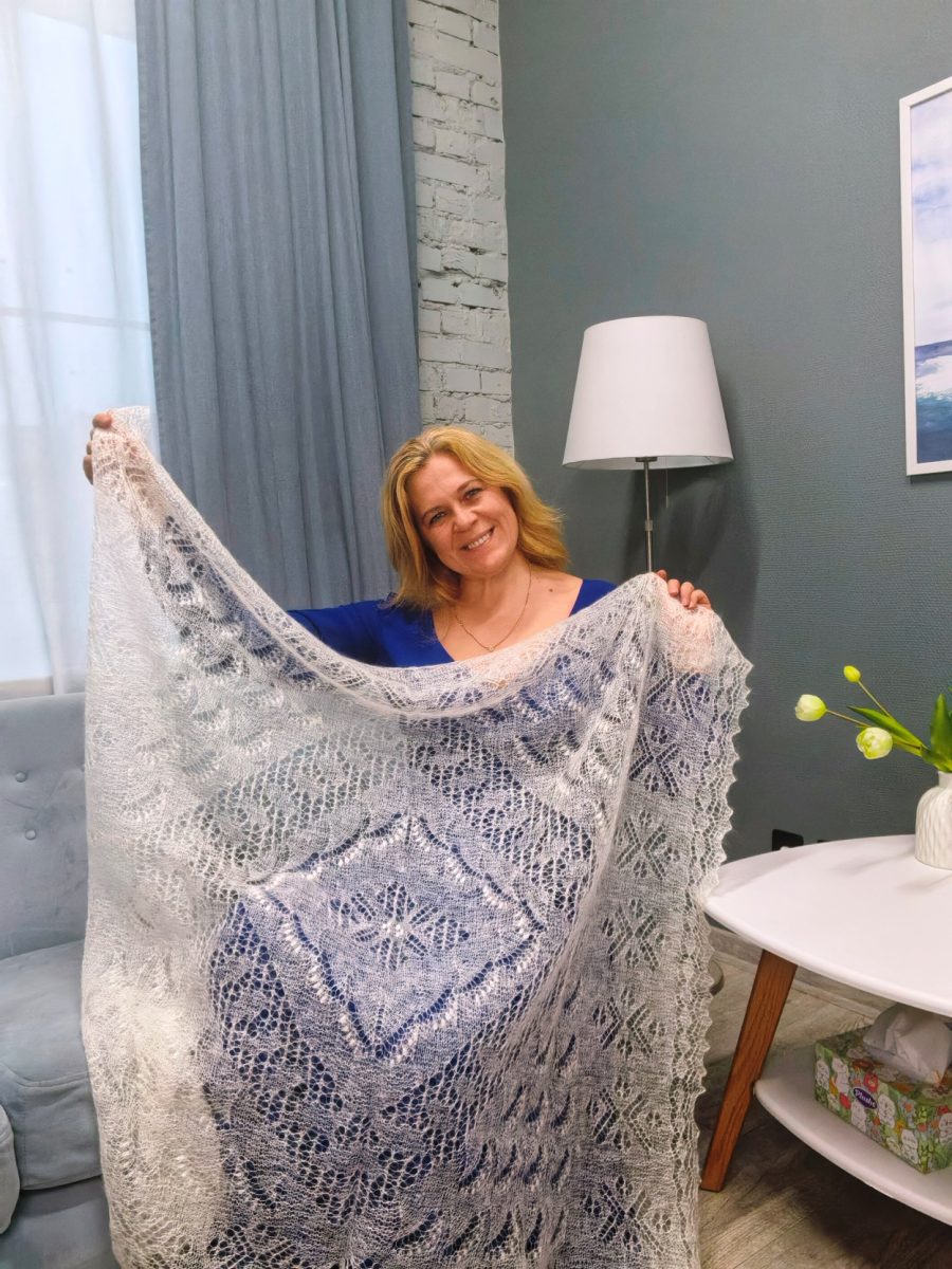 Пуховая нежная паутиночка