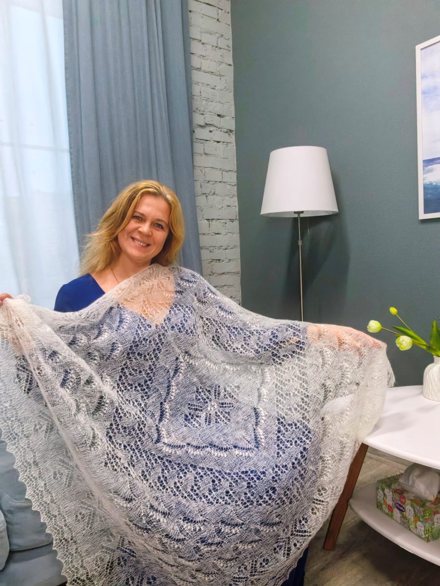 Пуховая нежная паутиночка