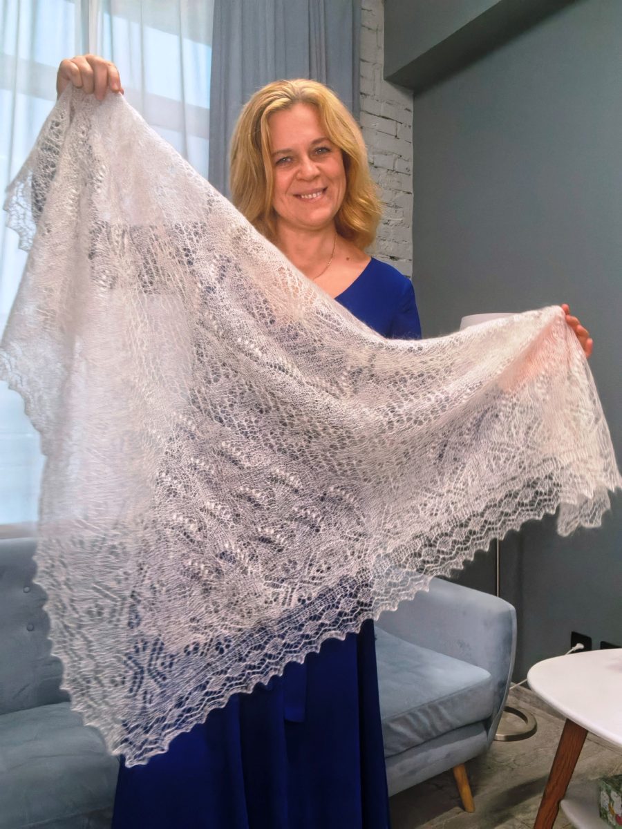 Пуховая нежная паутиночка