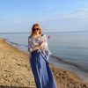 Пуховая накидка ажурная