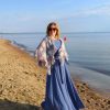 Пуховая накидка ажурная