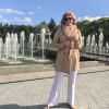 Коричневая пуховая паутиночка