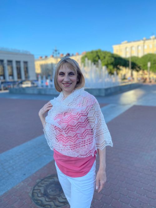 Пуховый палантин Свидание