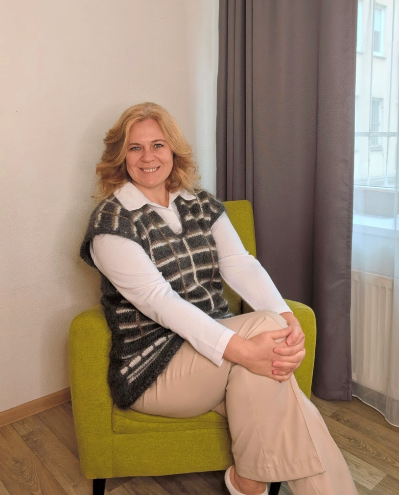 Жилетка из козьего пуха