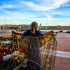 Цветная пуховая паутинка