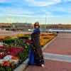 Цветная пуховая паутинка