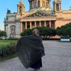 Ажурный большой пуховый платок