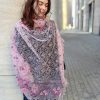 Ажурная пуховая паутинка