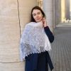 Ажурная пуховая паутинка
