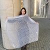 Ажурная пуховая паутинка
