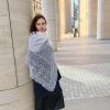Ажурная пуховая паутинка