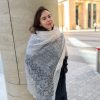 Ажурная пуховая паутинка