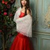 Ажурная пуховая паутинка