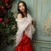Ажурная пуховая паутинка