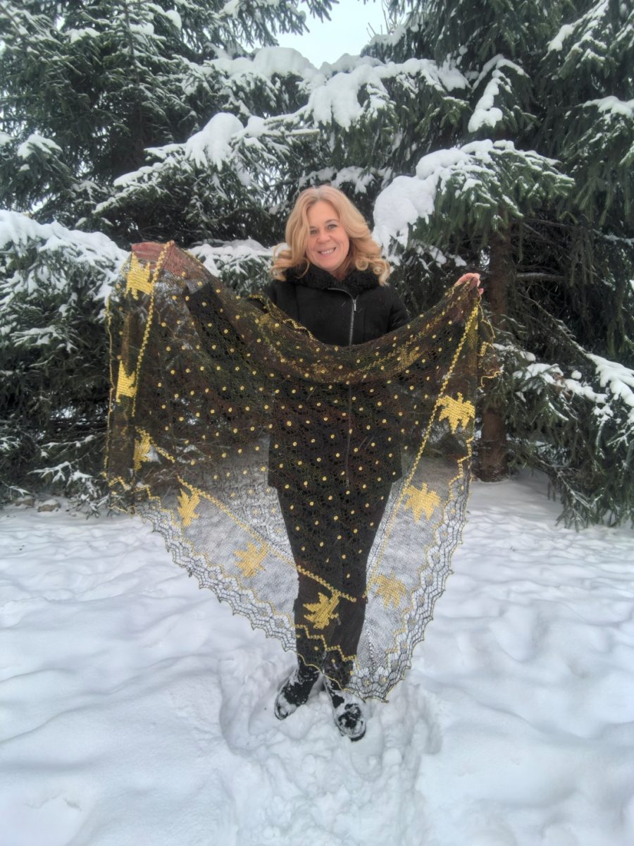 Пуховая паутиночка