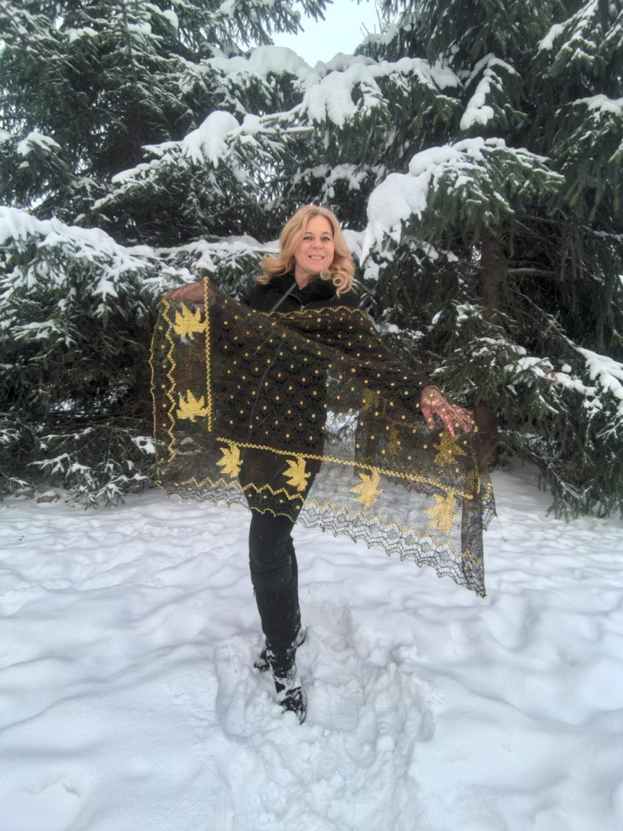 Пуховая паутиночка