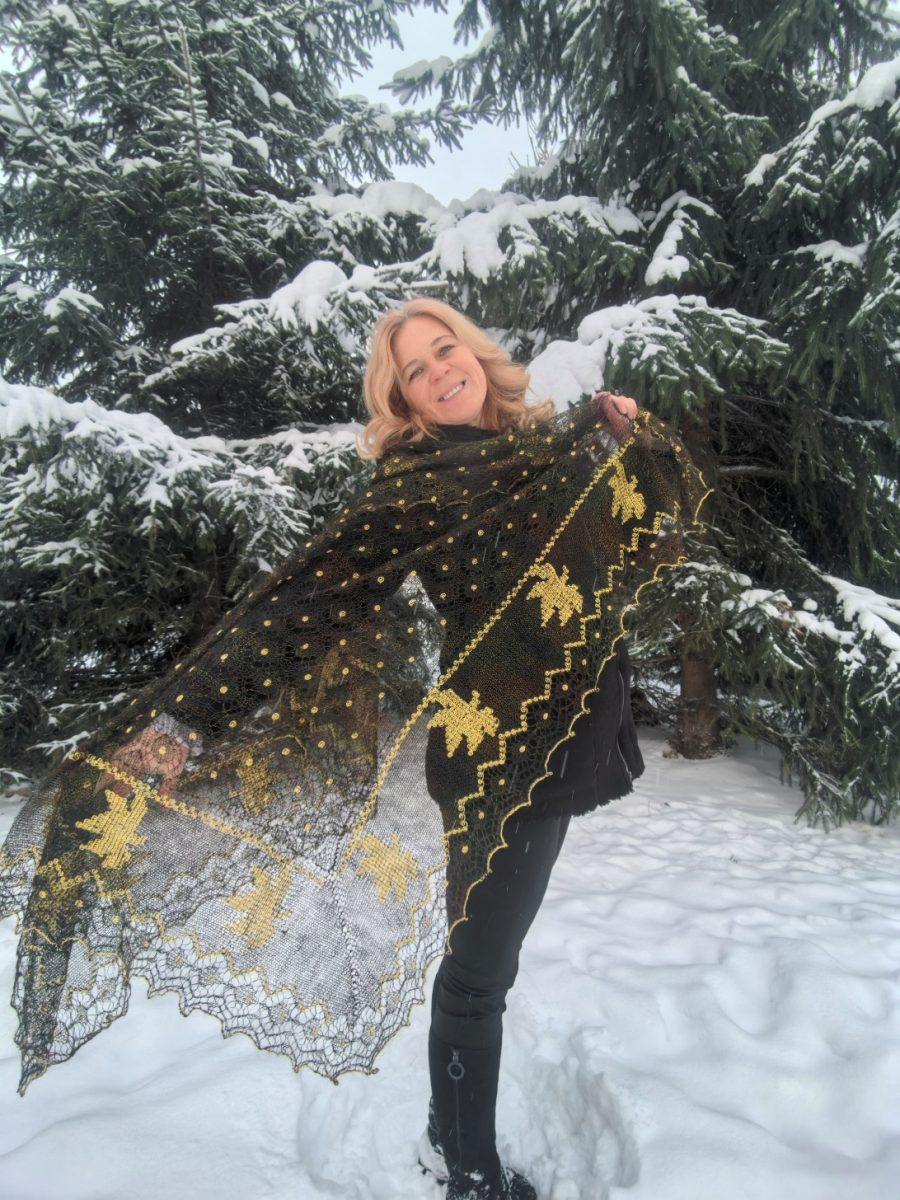 Пуховая паутиночка