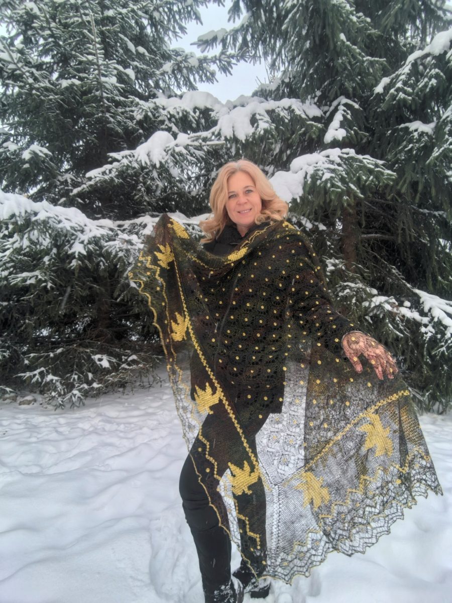 Пуховая паутиночка