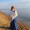 Ажурная пуховая паутинка