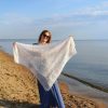 Ажурная пуховая паутинка